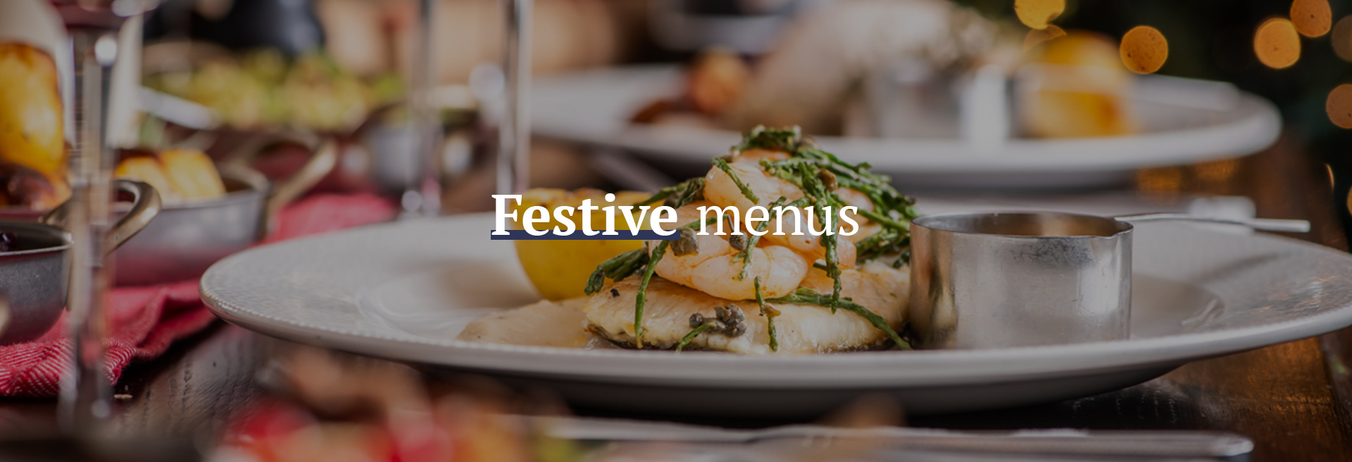 Festive Christmas Menu at The Bridge House 