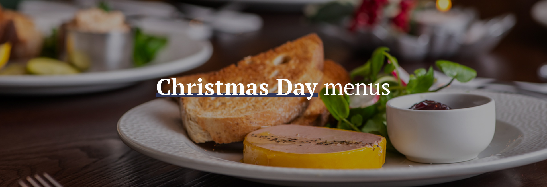 Christmas Day Menu at The Bridge House