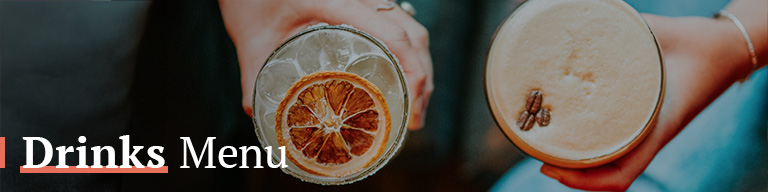 Drinks Menu at The Bridge House