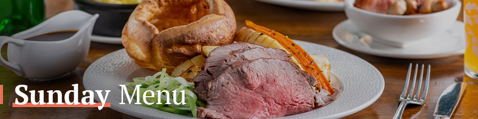 Sunday Menu at The Bridge House